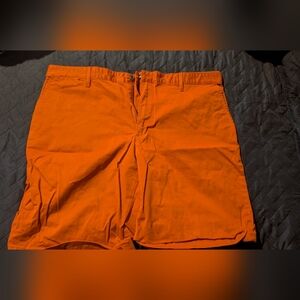 Men's Orange Lands end  Shorts (Between Brick Red And Orange In Color)